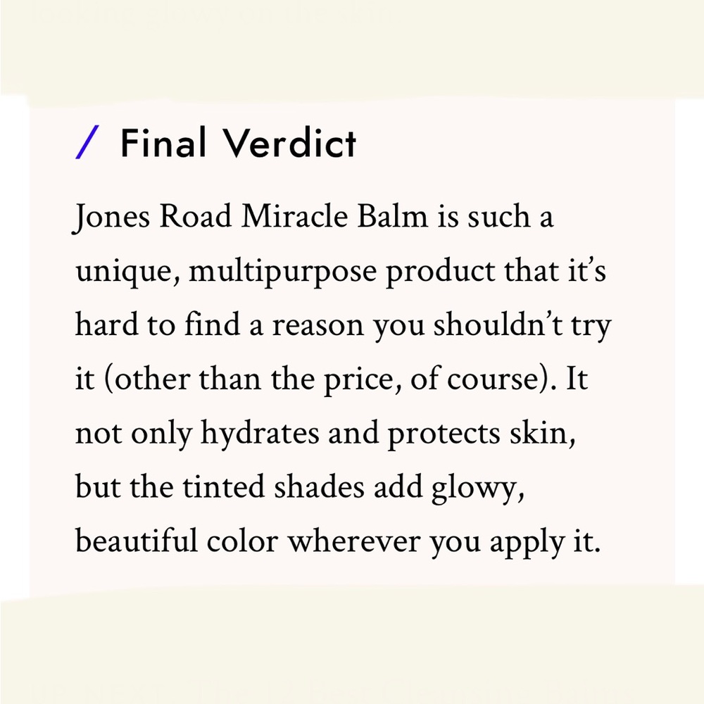 5x 1g JONES ROAD Miracle Balms | 5-1g SAMPLES - Picture 9 of 9